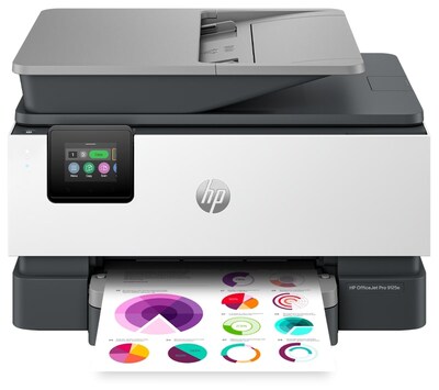 HP OfficeJet Pro 9125e Wireless Color Inkjet Printer, All-In-One, Print, Scan, Copy, Fax (403X0A#B1H)