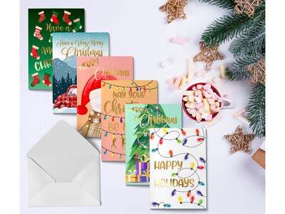 Better Office Christmas Cards, 4" x 6", 50/Pack (64656-50PK)