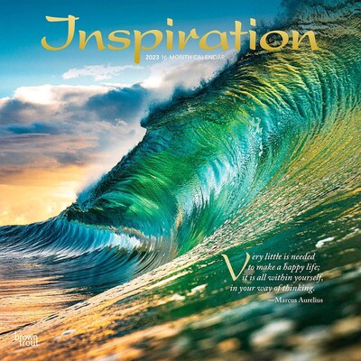 2023 BrownTrout Inspiration 12 x 12 Monthly Wall Calendar, (9781975448844)