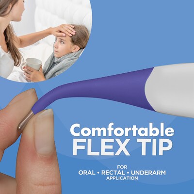 Veridian Healthcare Digital Oral Thermometer, Purple (08-359)