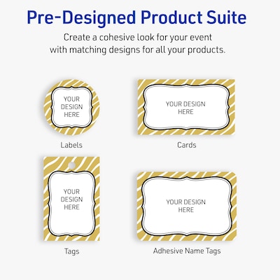 Avery Square Laser/Inkjet Multipurpose Labels, 3" x 3", White, 60/Pack (19479370986)