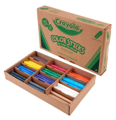 Crayola Classpack Color Sticks, Assorted, 120/Box (68-8120)