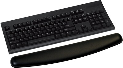 3M Gel Non-Skid Wrist Rest for Keyboards, Black (WR309LE)