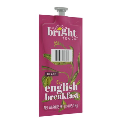 The Bright Tea Co. English Breakfast Black Tea, Flavia Freshpacks, 100/Carton (MDRB507)