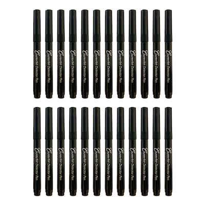 Dri Mark Pocket Counterfeit Pens, Black, 24/Carton (351B24S)