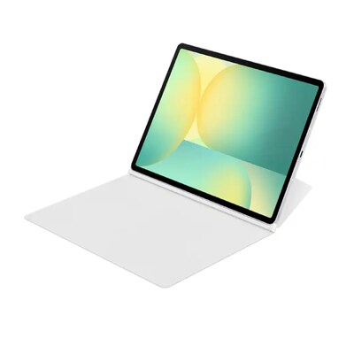 Samsung Polycarbonate 12.4 Smart Book Cover for Galaxy Tab S10 FE+, White (EF-BX620PWEGUJ)