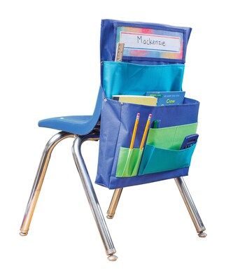 Teacher Created Resources Chair Pocket, Blue/Teal/Lime (TCR20970)