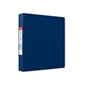 Staples Heavy Duty 1 1/2 3-Ring Non-View Binder, D-Ring, Blue (ST56273-CC)