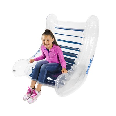 Bouncyband PVC Kids Calming and Fun Sensory Rocker, Blue (BBAROCKBU)