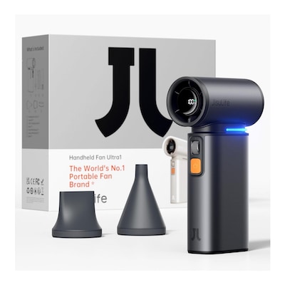 JisuLife Ultra 1 Handheld Fan, Dark Grey