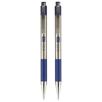 Zebra G-301 Retractable Gel Pen, Medium Point, 0.7mm, Blue Ink, 2 Pack (41322)