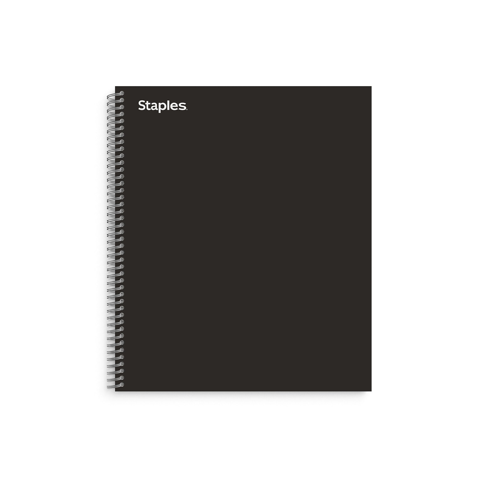 Staples® Premium 3-Subject Subject Notebooks, 8.5 x 11, College Ruled, 150 Sheets, Black (TR58359M-CC)