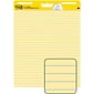 Post-it Super Sticky Easel Pad, 25" x 30", Lined, 30 Sheets/Pad, 2 Pads/Carton (561)
