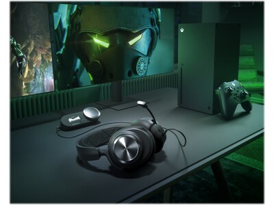 Steel Series Arctis Nova Pro Noise Canceling Gaming Over-the-Ear Headset, 3.5mm, Black (61528)
