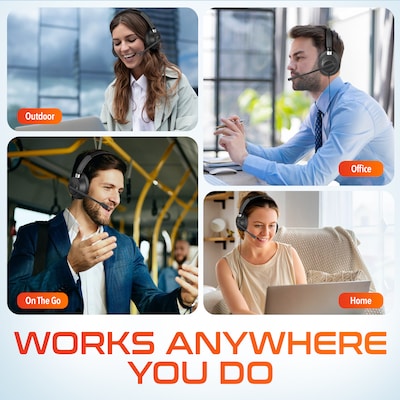 Delton 42Y Noise-Canceling Stereo Over-the-Ear Headset, USB Type-A (DWH42YAC)