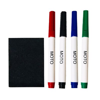 HandMoto Dry-Erase Learning Board, Puzzles Series, 4 Markers & 10 Activity Sheets (HMOPZMO1)