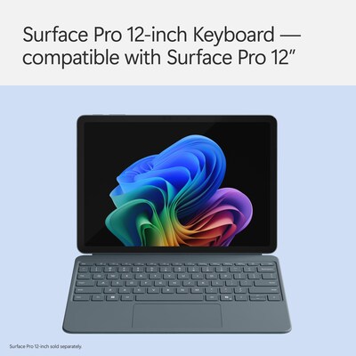 Microsoft Surface Pro 12 Keyboard Cover, Ocean (EP2-32750)