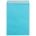 JAM Paper Self Seal Catalog Envelope, 9 x 12, Blue, 100/Pack (188047509D)