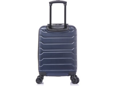 InUSA Trend 20.5" Hardside Carry-On Suitcase, 4-Wheeled Spinner, Blue (IUTRE00S-BLU)