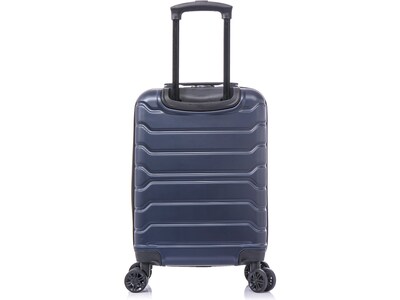 InUSA Trend Polycarbonate/ABS Carry-On Suitcase, Blue (IUTRE00S-BLU)