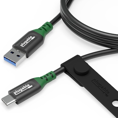 Plugable 3.3 USB-C to USB-A Cable, Black (USBC-A1M)