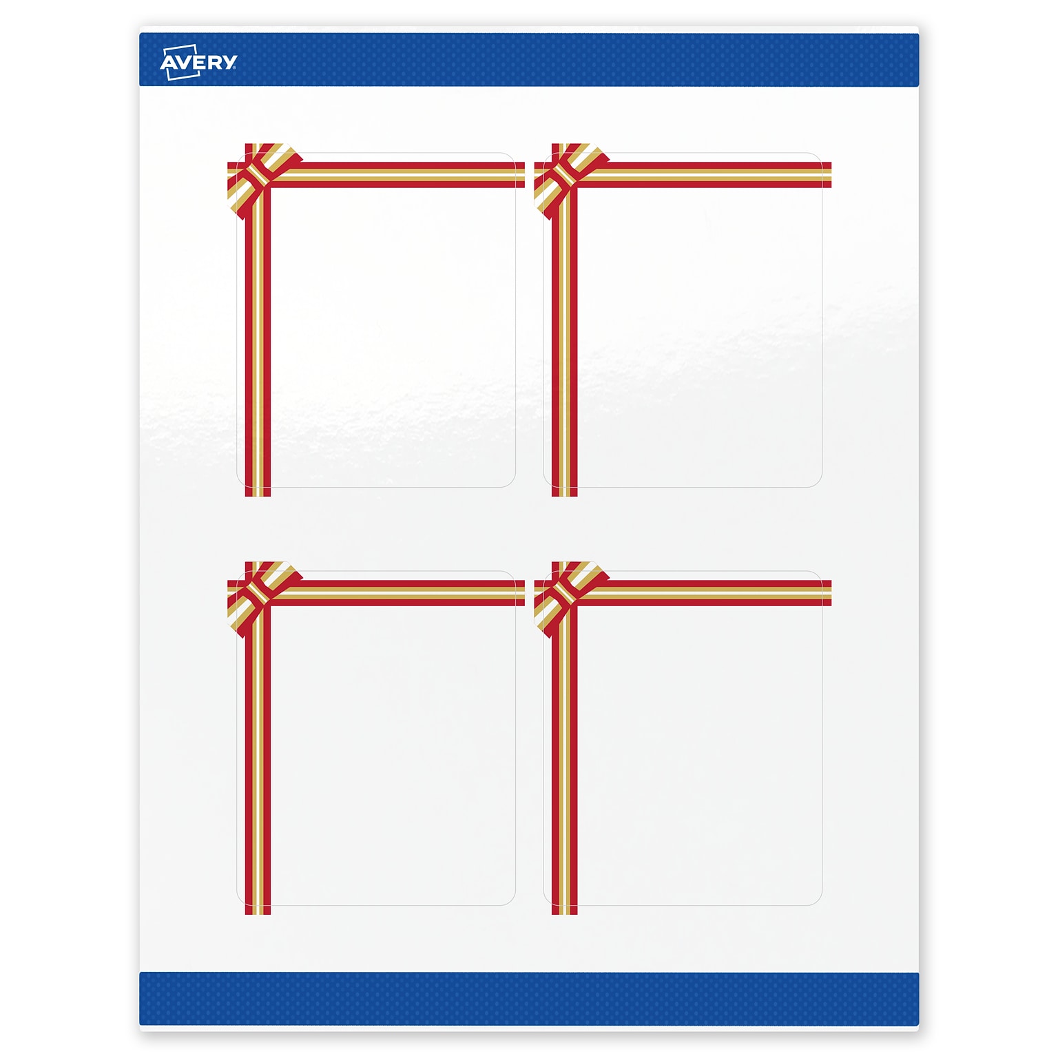 Avery Rectangle Multipurpose Labels, 4 x 3-1/3, White, 40/Pack (19479370585)