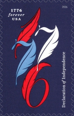 USPS Declaration of Independence Forever Stamps, 20 Postage Stamps (FOR-1776INDP-20)