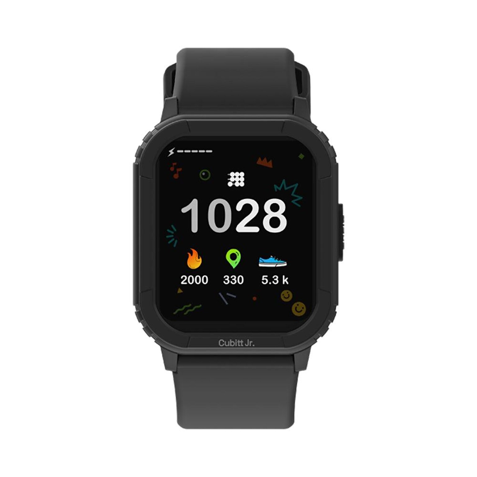 Cubitt  Jr. Kids Smart Watch, Obsidian Black (CTJR-1)