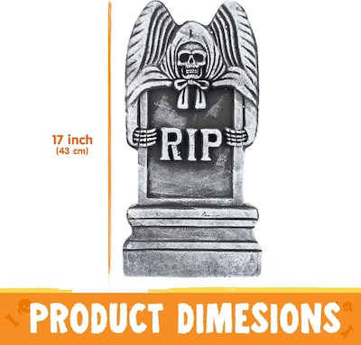 Halloween Foam Graveyard Tombstones (5 Pack)