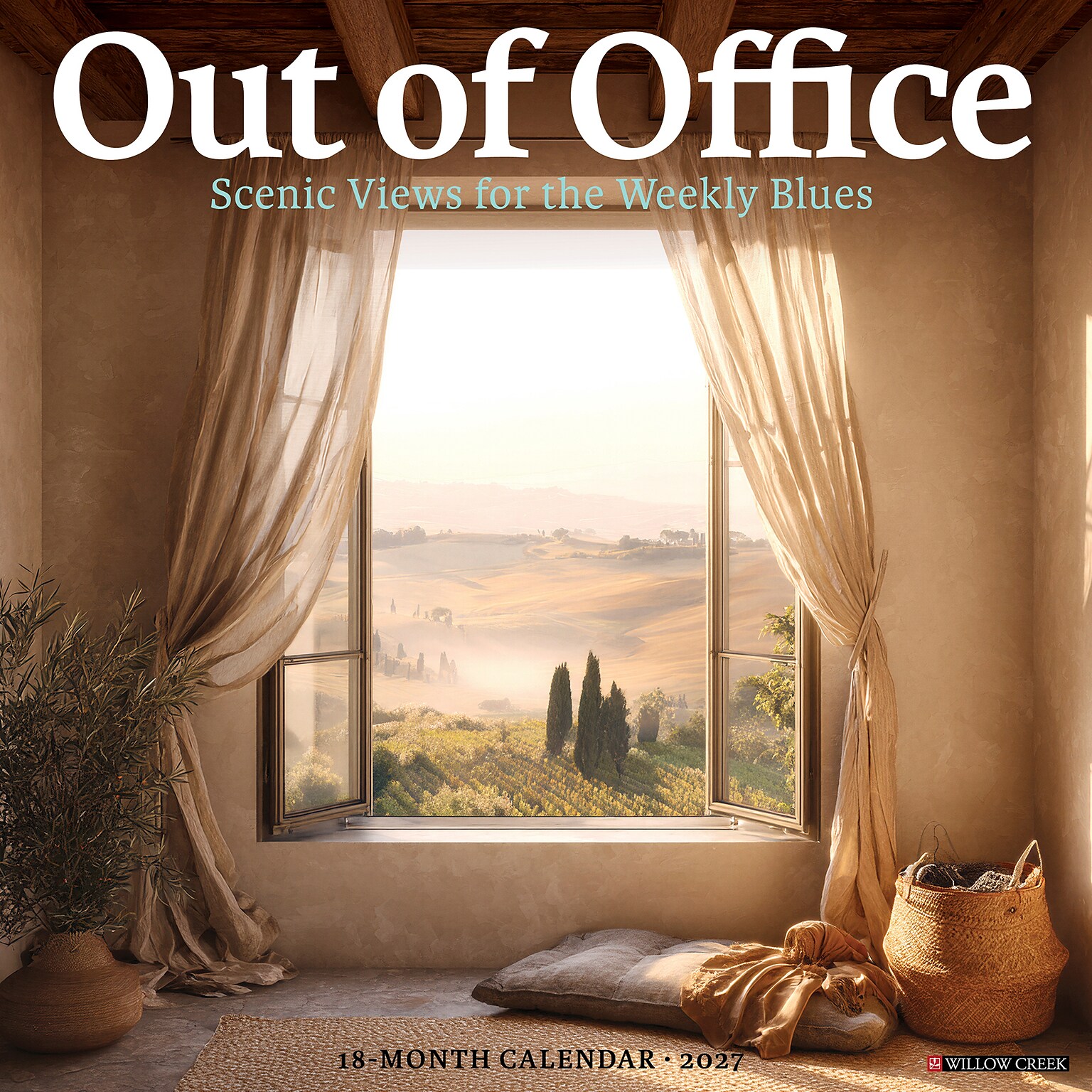 2027 Willow Creek Out of Office: Scenic Views for the Weekly Blues  12 x 12 Monthly Wall Calendar (61633)