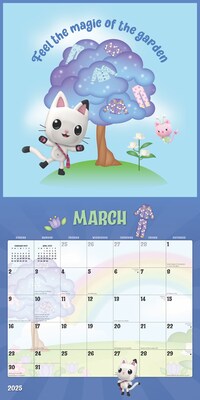 2025 Cal Ink Gabby's Dollhouse12" x 12" Monthly Wall Calendar (9781645916819)