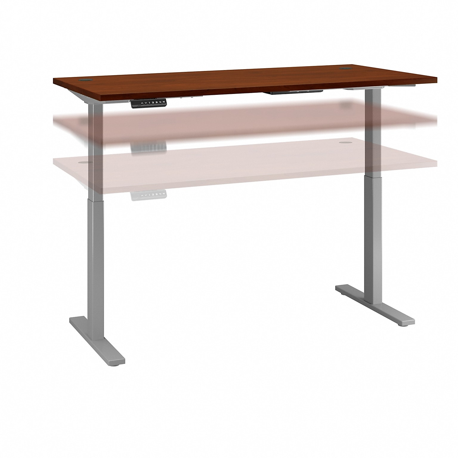 Bush Business Furniture Move 60 Series 72W Electric Height Adjustable Standing Desk, Hansen Cherry (M6S7230HCSK)
