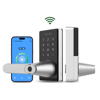 Philips Wi-Fi Smart Deadbolt Lock/Lever All in One Combo with Fingerprint Reader