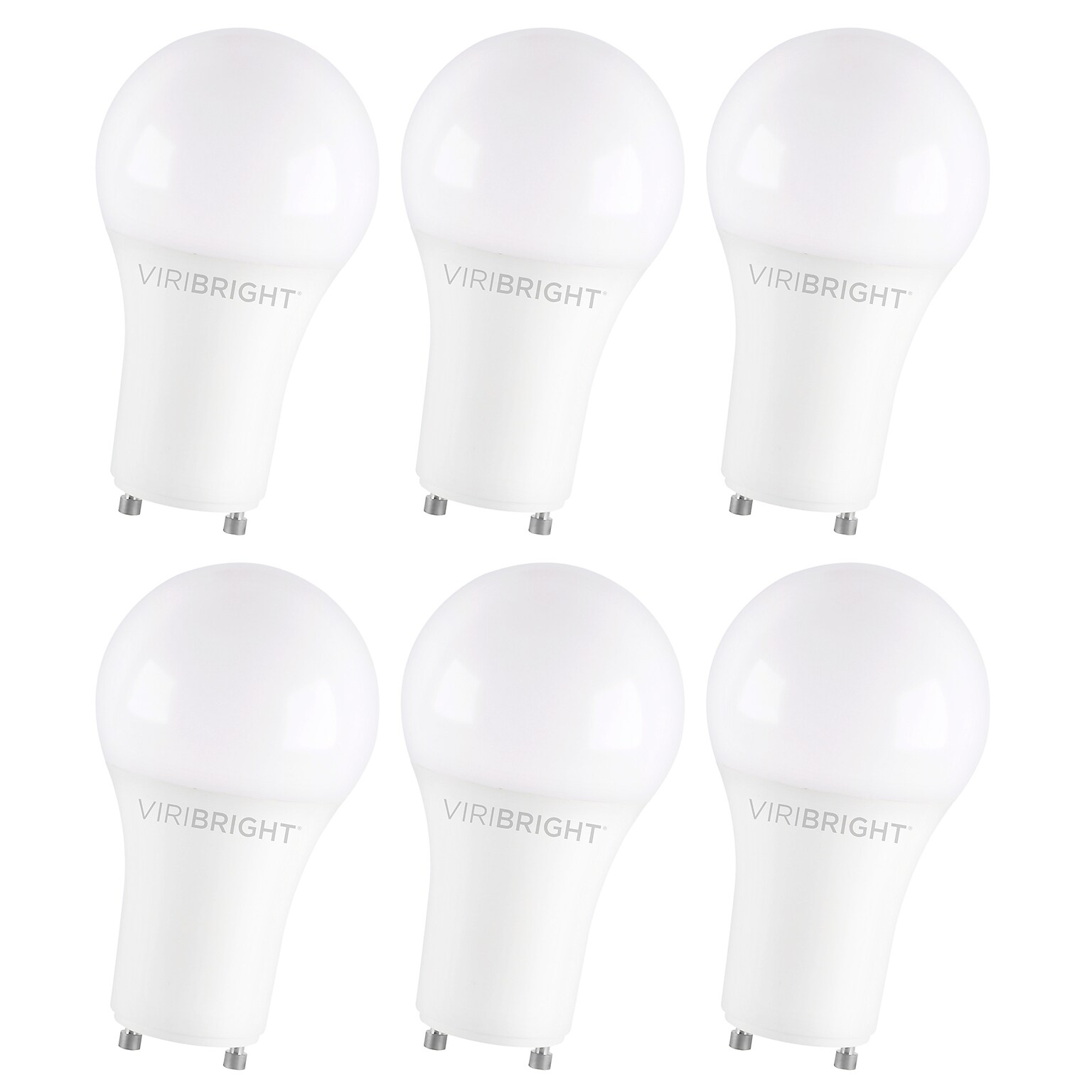 Viribright A21 17 Watts Cool White LED Household Bulb, 6/Box (450117-ES)