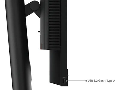 Lenovo ThinkCentre Tiny-In-One 24 Gen 5 23.8" 60 Hz LED Monitor, Black (12NAGAR1US)