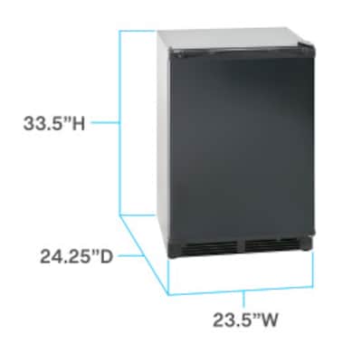 Avanti 5.2 Cu. Ft. Refrigerator, Black (RM52T1BB)