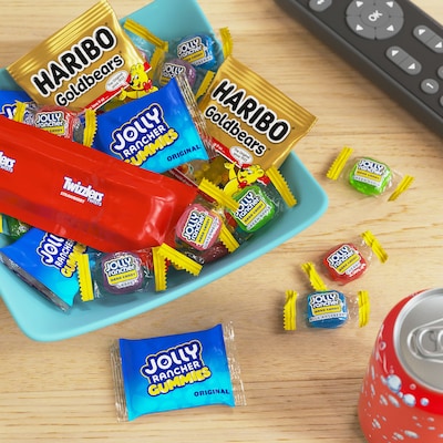 Hershey's Haribo, Jolly Rancher & Twizzlers Assorted Fruit Flavored Candy Party Pack, 31.4 oz. (34000462872)