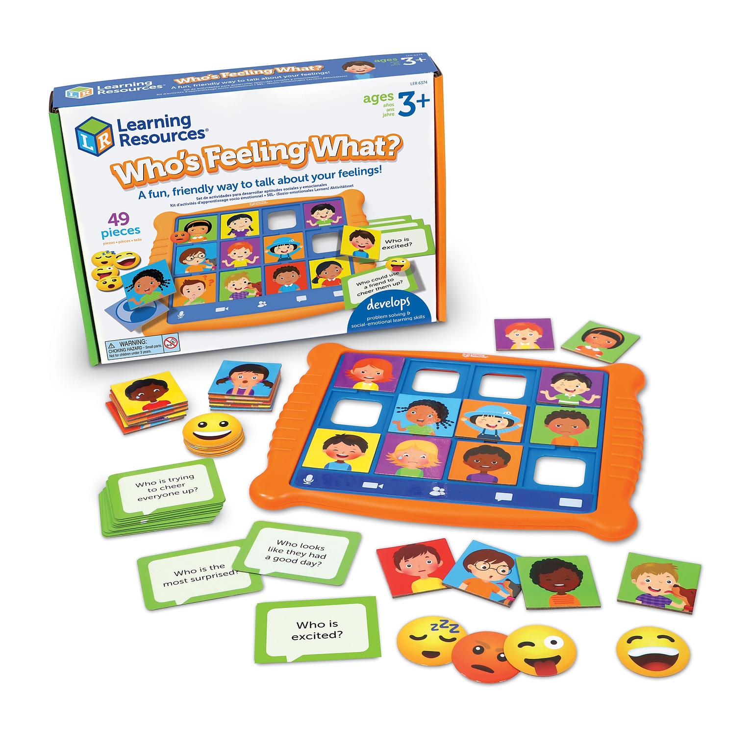 Learning Resources Whos Feeling What? Identification Game (LER6374)