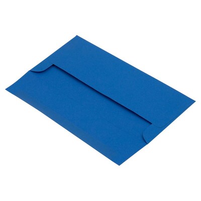 JAM Paper #10 Business Envelope, 4-1/8" x 9-1/2", Blue, 25/Pack (463916900)