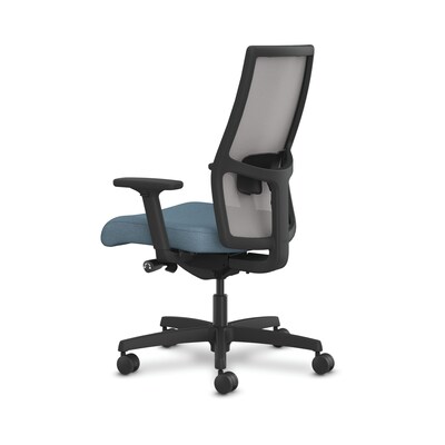 HON Ignition 2.0 Mesh/Fabric Swivel Task Chair, Fog/Carolina/Black (HONI2MM2AFH21BT)