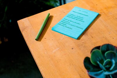 Post-it Notes, 4" x 6", Beachside Café Collection, Lined, 100 Sheets/Pad, 5 Pads/Pack (660-5PK-AST)
