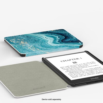 SaharaCase Venture TPU 7" Folio Case & Screen Protector for Kindle, Oasis Green (TB00447-ZD-T70)