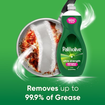 Palmolive Ultra Strength Liquid Dish Soap, Original Scent, 32.5 oz., 9/Carton (US04282ACT)