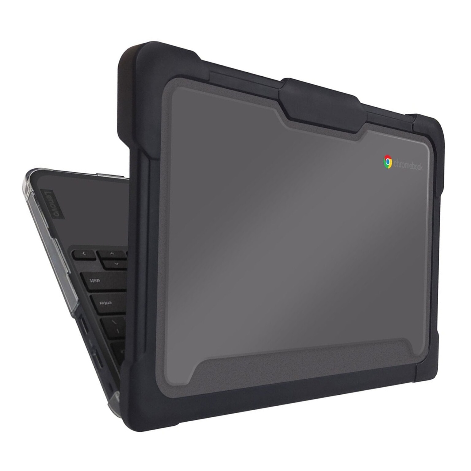 SaharaCase Venture Series Case for Lenovo 100E/100W Gen 3 Chromebook 11.6-inch, Shock-Absorbing, Clear/Black, (LT00112)