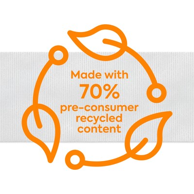 Coastwide Professional Microfiber Wet Mop Pad, 4.5" x 19", White, 50/Pack (CW63404)