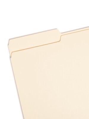 Smead File Folders, 1/3-Cut Tab, Legal Size, Manila, 100/Box (15330)