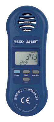 REED LM-81HT Thermo-Hygrometer, 10/95%Rh, 32/122degF, -0/50degC (LM-81HT)