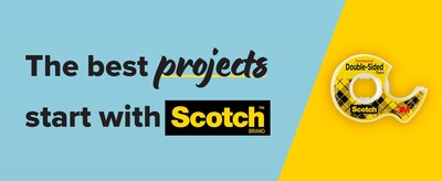 Scotch Permanent Double Sided Tape w/Refillable Dispenser, 1/2" x 13 yds., 1" Core (137)