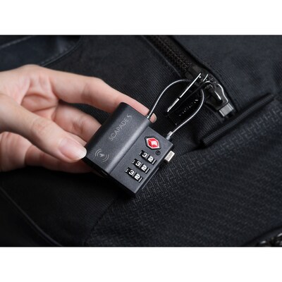 Scapade AirLock 3-Digit Combination Lock, Black (SCAPSLOCK)