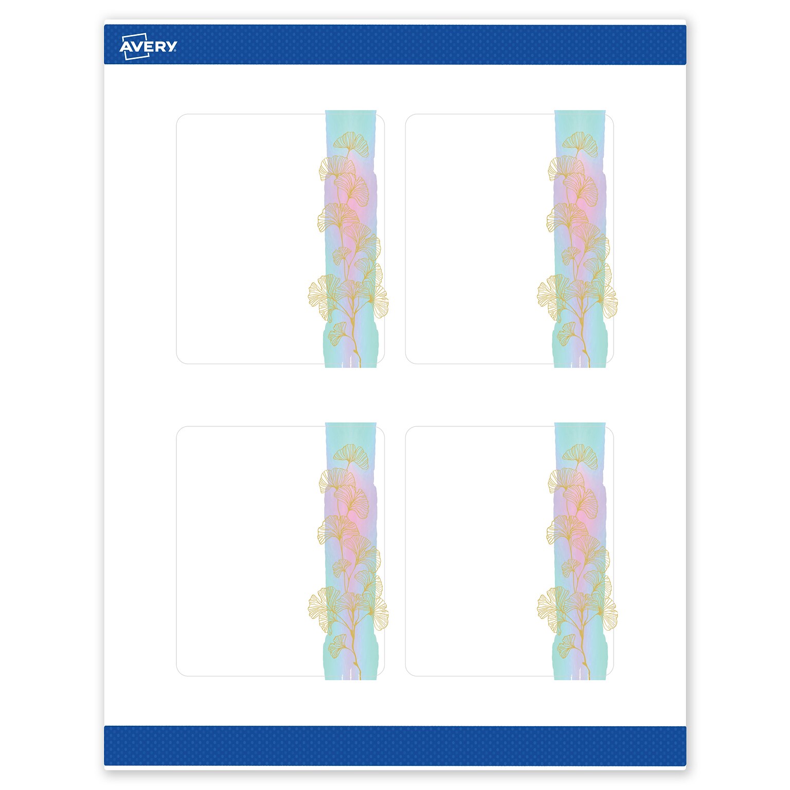 Avery Laser/Inkjet Rectangle Multipurpose Labels, 4 x 3-1/3, White, 40/Pack (S00EVD)
